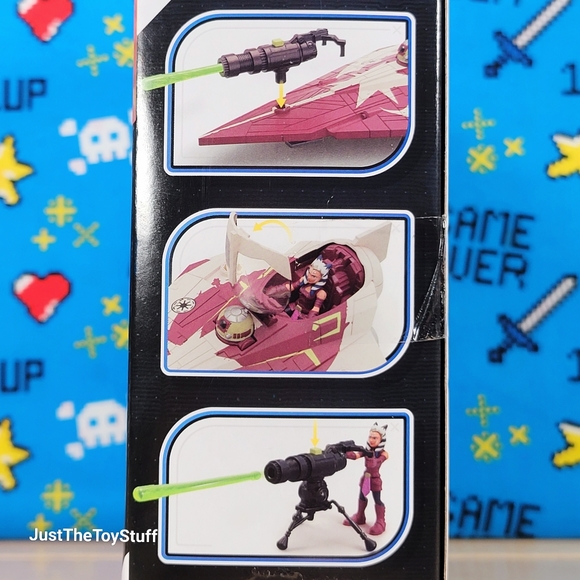 Star Wars Mission Fleet The Clone Wars Delta-7 Jedi Starfighter Collectible New - Picture 5 of 9